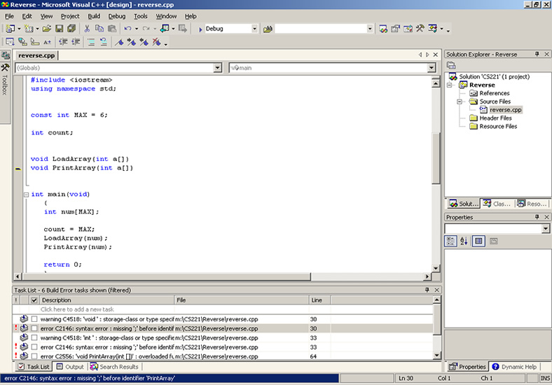 Compiling C Program In Visual Studio 2008